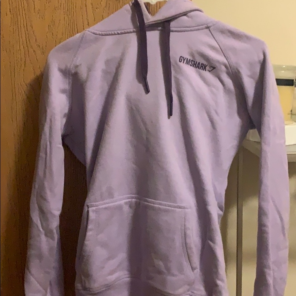 Purple Hoodie Gym Shark